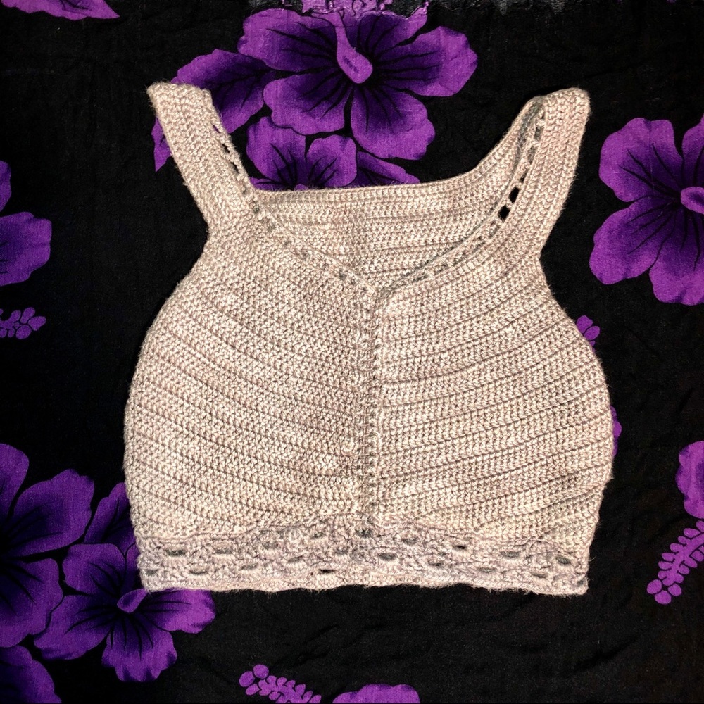 Handmade Crochet knit crop top